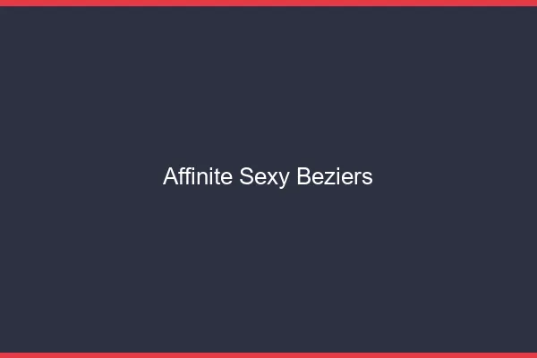 Affinité sexy Béziers