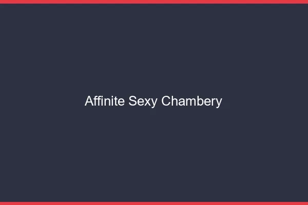 Affinité sexy Chambéry
