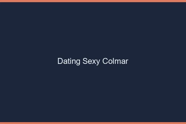 Dating sexy Colmar
