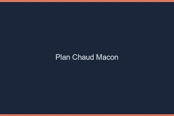 Plan chaud Mâcon