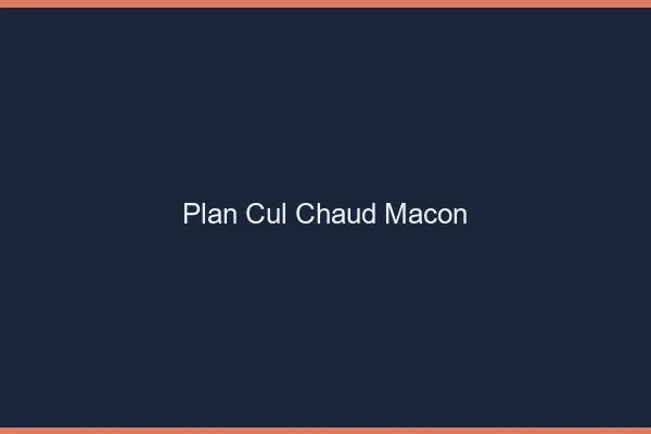 Plan cul chaud Mâcon