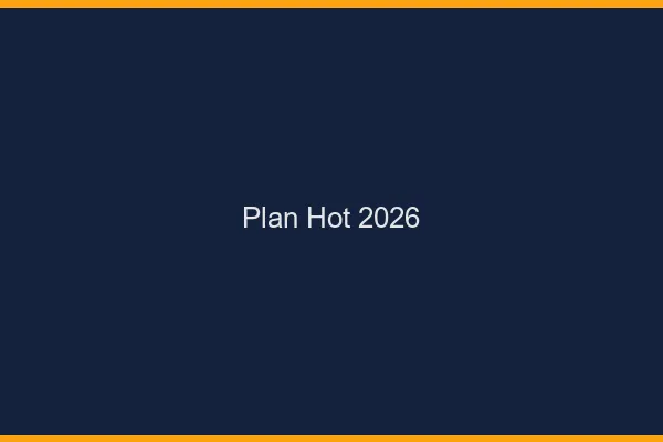 Plan hot 2026