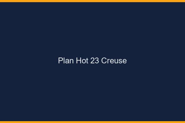 Plan hot 23 creuse