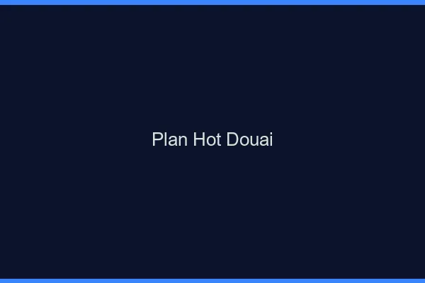 Plan hot Douai