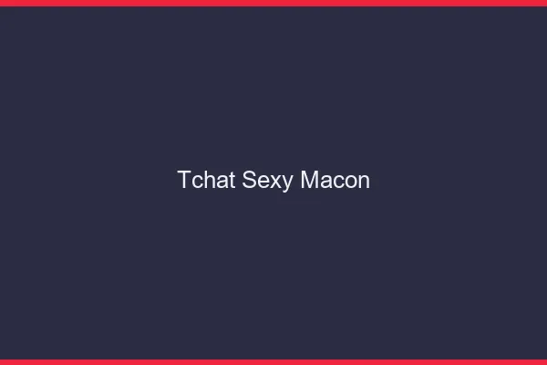 Tchat sexy Mâcon